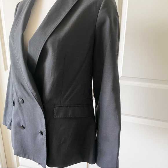 Rag & Bone Wool Linen Blend Double Breasted Blazer - Picture 15 of 17